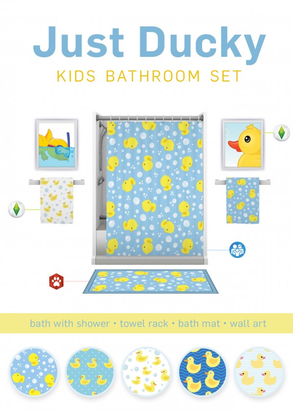  Simplistic: Just Ducky Bathroom Set