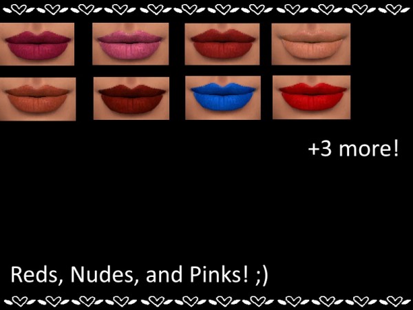  The Sims Resource: Matte Lipstick N2 by MsBeary