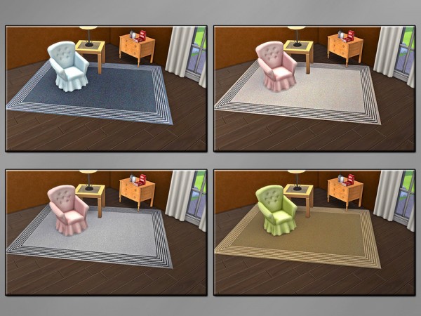  The Sims Resource: Urban Modern Rug Calm by matomibotaki