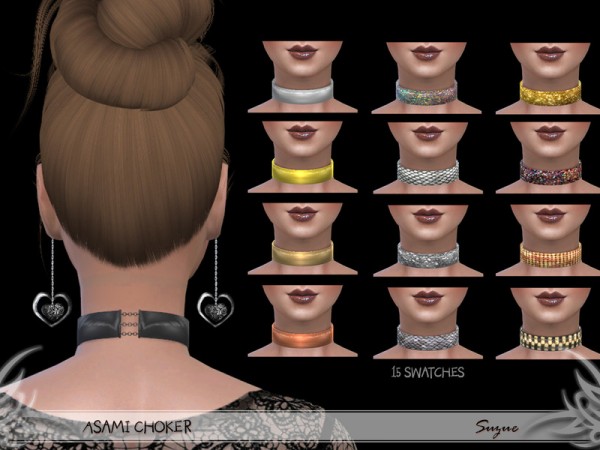  The Sims Resource: Asami Choker by Suzue