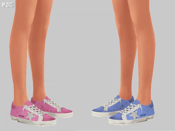  The Sims Resource: Super Star Sneakers Recolor by Pinkzombiecupcakes