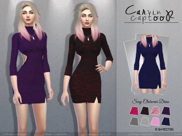 The Sims Resource: Clubwear Dress by carvin captoor