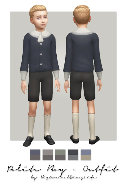  History Lovers Sims Blog: Polite boy outfit