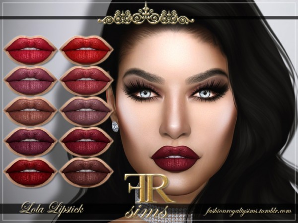  The Sims Resource: Lola Lipstick by FashionRoyaltySims