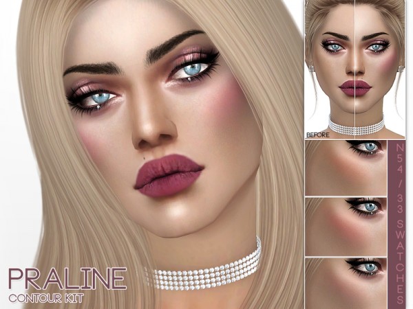  The Sims Resource: Contour Kit N54 by Pralinesims