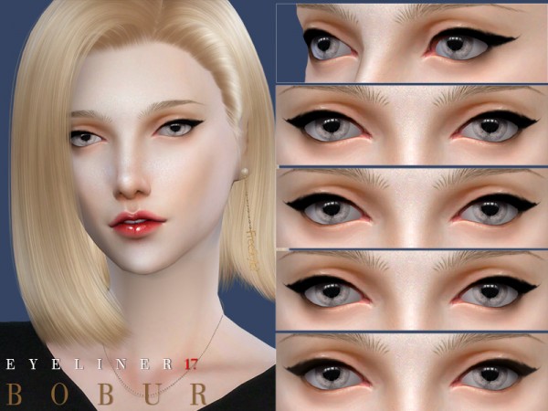  The Sims Resource: Eyeliner 17 by Bobur