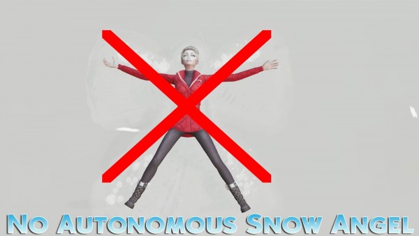  MSQ Sims: No Autonomous Snow Angel