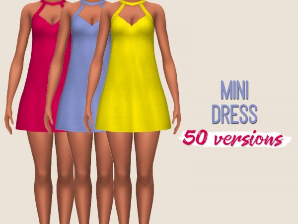  Simsworkshop: Mini Dress by midnightskysims