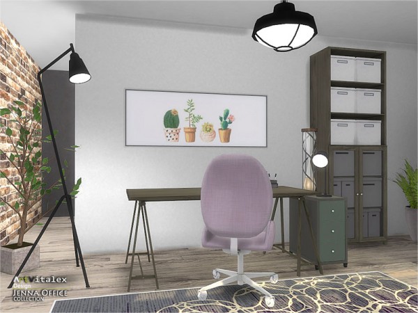  The Sims Resource: Jenna Office by ArtVitalex