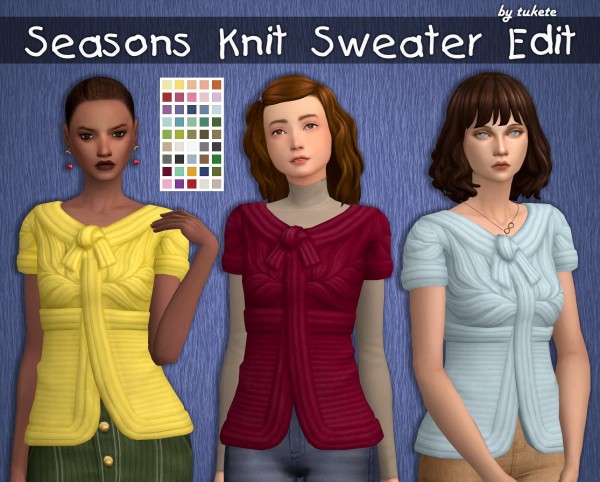  Tukete: Seasons Knit Sweater