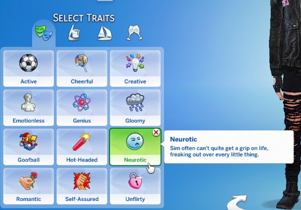  Mod The Sims: Neurotic Trait by TheMuseSway