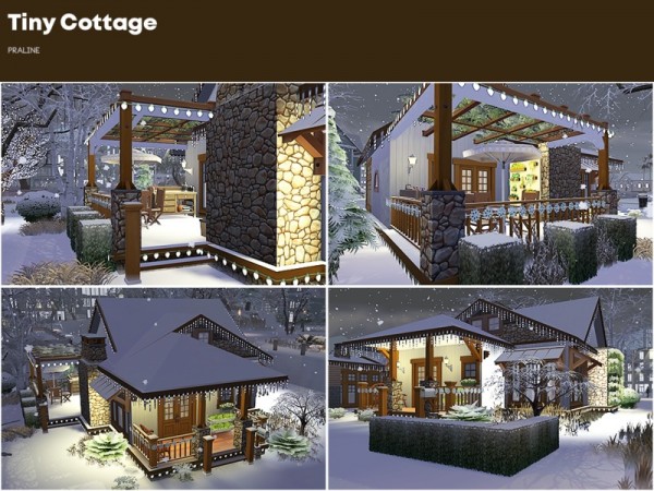  The Sims Resource: Tiny Cottage by Pralinesims