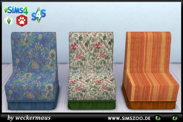  Blackys Sims 4 Zoo: Armchair 2 by weckermaus