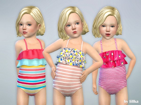  The Sims Resource: Toddler Swimsuit P03 by lillka