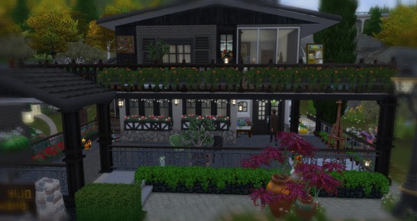  Les Sims 4 Passion: The red chickweed house