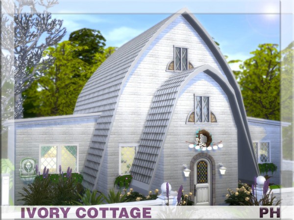  The Sims Resource: Ivory Cottage by Pinkfizzzzz