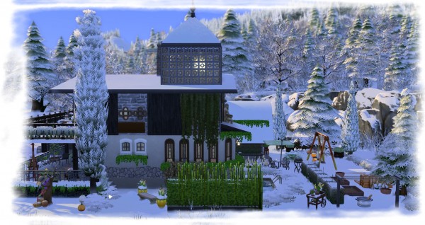  Les Sims 4 Passion: The red chickweed house