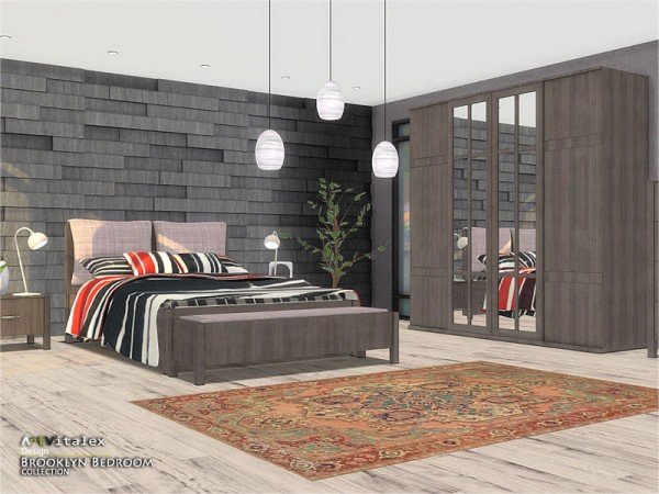  The Sims Resource: Brooklyn Bedroom by ArtVitalex