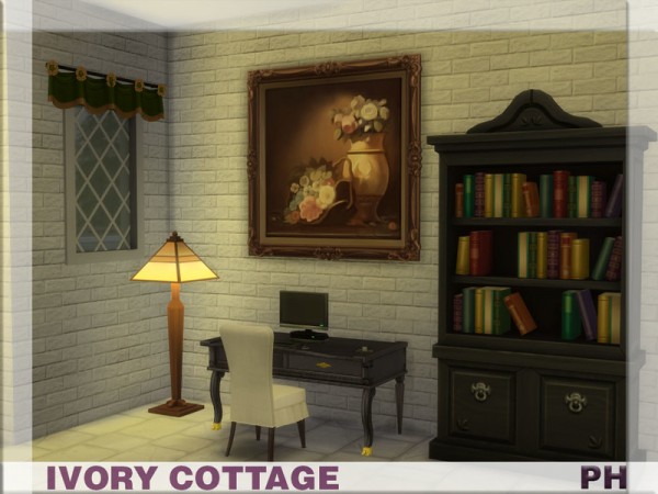  The Sims Resource: Ivory Cottage by Pinkfizzzzz
