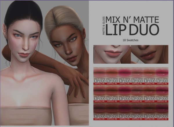  GOPPOLS Me: Mix`n Matte Lip duoa matte and gloss