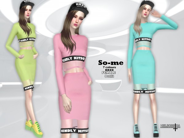  The Sims Resource: SO ME   Outfit by Helsoseira