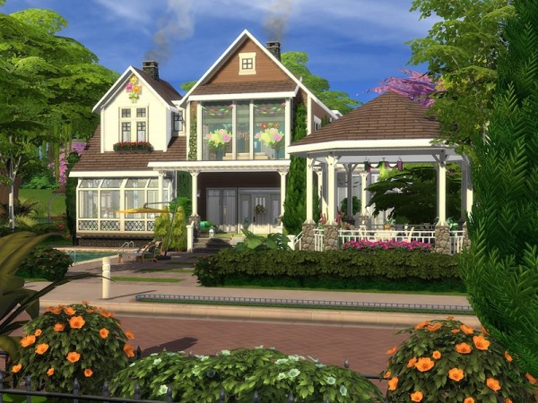  The Sims Resource: Spring Villa by MychQQQ