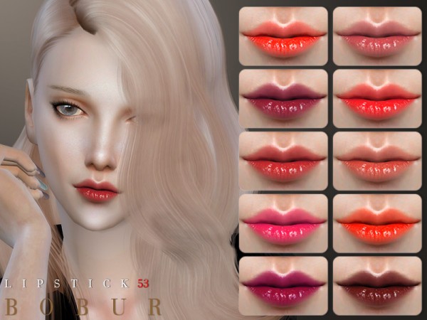  The Sims Resource: Lipstick 53 by Bobur
