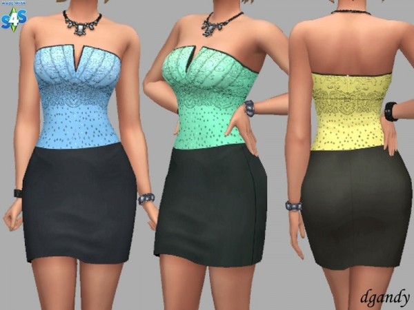  The Sims Resource: Dress   Bonnie by dgandy