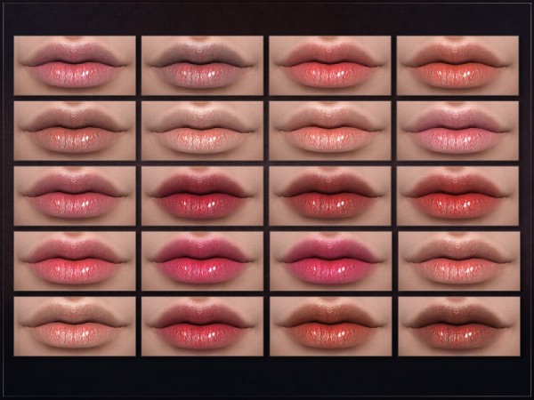  The Sims Resource: Thaliana Lipstick by RemusSirion