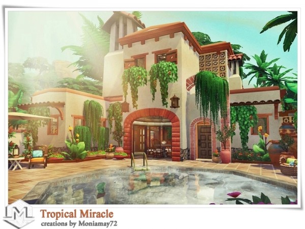  The Sims Resource: Tropical Miracle house by Moniamay72