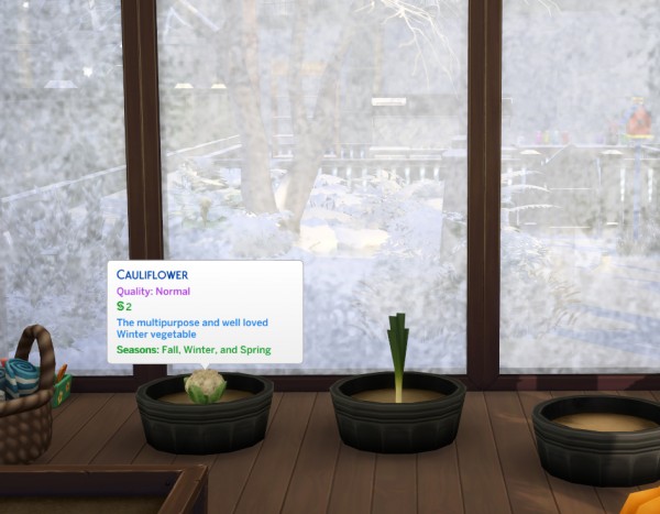  Mod The Sims: Harvestable Cauliflower and Leek by icemunmun