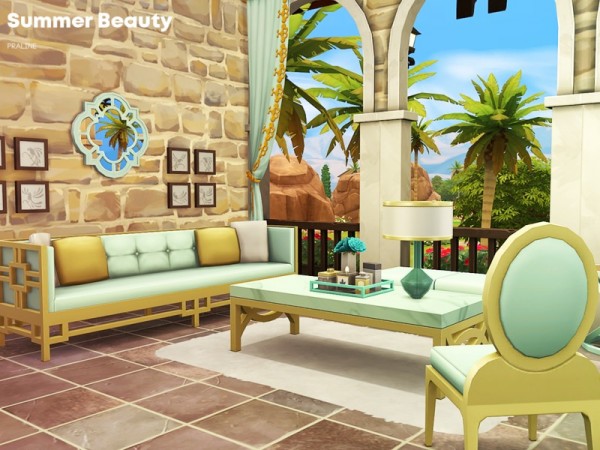  The Sims Resource: Summer Beauty house by Pralinesims