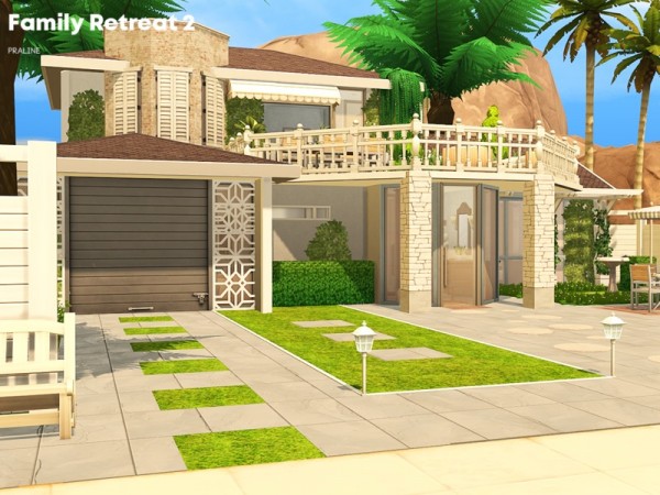  The Sims Resource: Family Retreat 2 house by Pralinesims