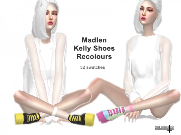  The Sims Resource: Madlen Kelly Shoes Recolour by Helsoseira
