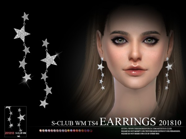  The Sims Resource: Earrings F 201810