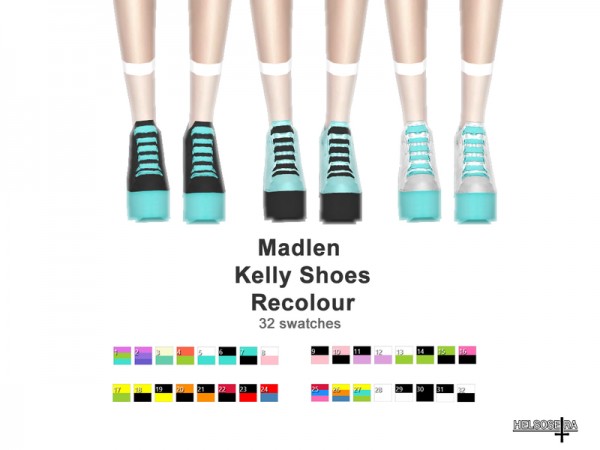  The Sims Resource: Madlen Kelly Shoes Recolour by Helsoseira