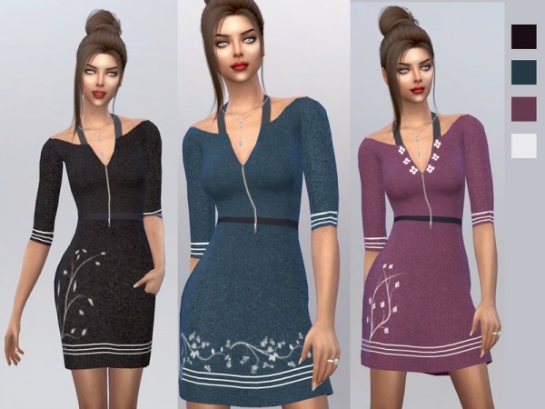  The Sims Resource: Amanda Dress by Sims House