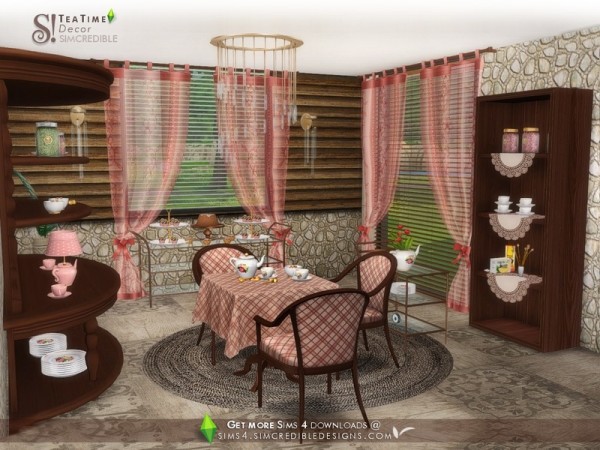  The Sims Resource: Tea Time Decor by SIMcredible