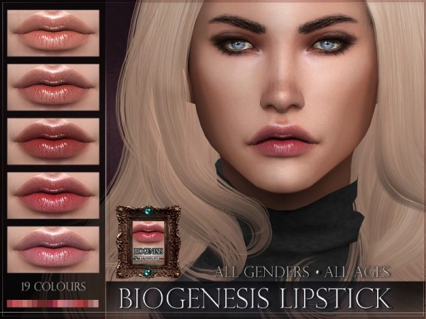  The Sims Resource: Biogenesis Lipstick by RemusSirion