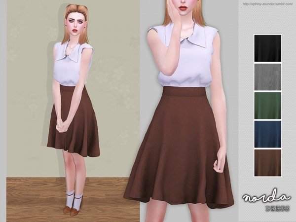  The Sims Resource: Norda    Dress by Screaming Mustard