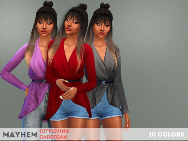  The Sims Resource: CityLiving Cardigan by mayhem sims