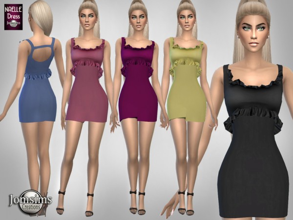  The Sims Resource: Naelle dress by jomsims