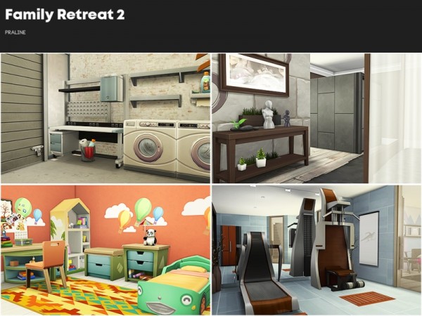  The Sims Resource: Family Retreat 2 house by Pralinesims