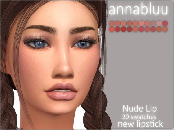  The Sims Resource: Nude Lip by annabluu