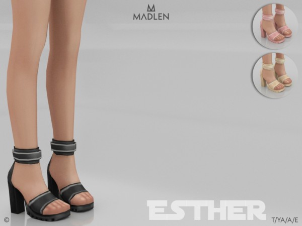  The Sims Resource: Madlen Esther Shoes by MJ95