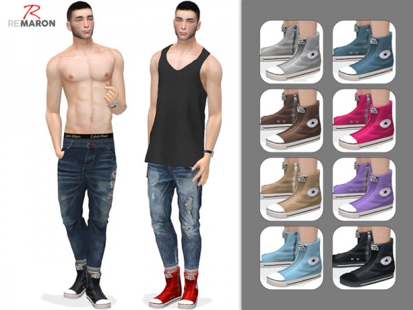  The Sims Resource: Converse shoes by Remaron