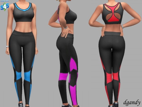  The Sims Resource: Athletic Leggings Bonnie by dgandy