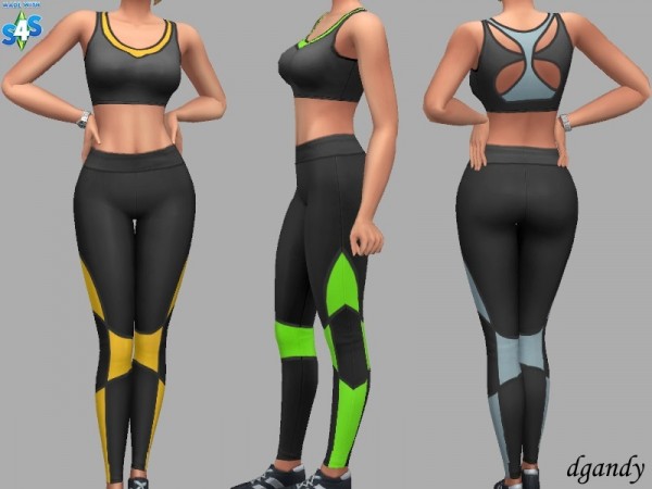  The Sims Resource: Athletic Leggings Bonnie by dgandy