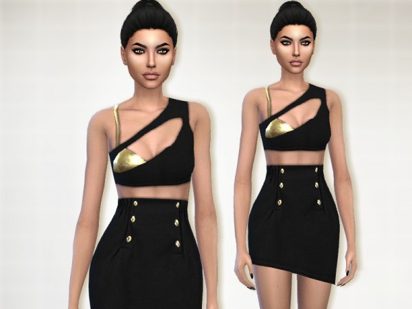  The Sims Resource: Athena  Dress by Puresim