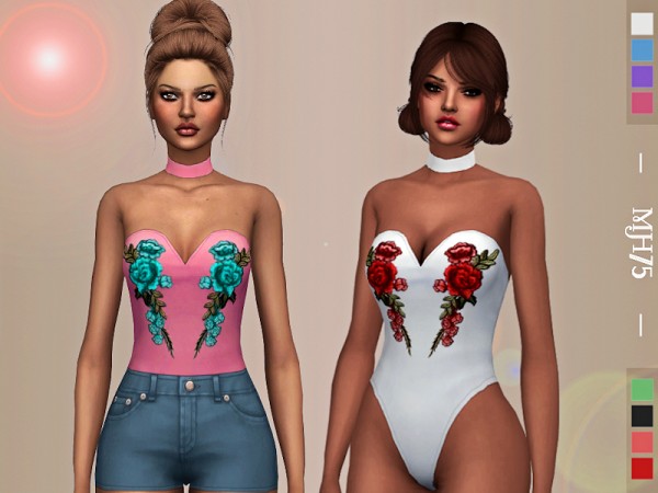  The Sims Resource: Alicante Bodysuit by Margeh 75